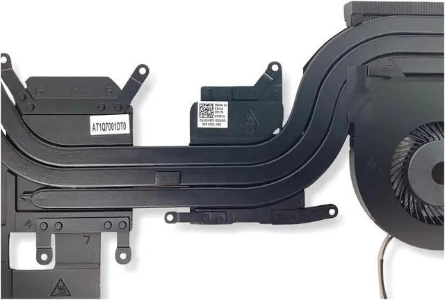 Alt view image 9 of 10 - Dell Alienware 13 R3 CPU Cooling Fan GPU Fan With Heatsink 5H8Y5 05H8Y5 CN-05H8Y5