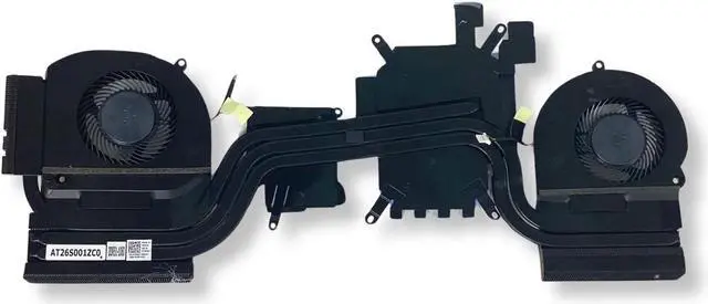 Alt view image 4 of 7 - Dell Alienware 15 R4 AT26S001ZC0 Cooling Heatsink Fan Assembly Y99WC 0Y99WC