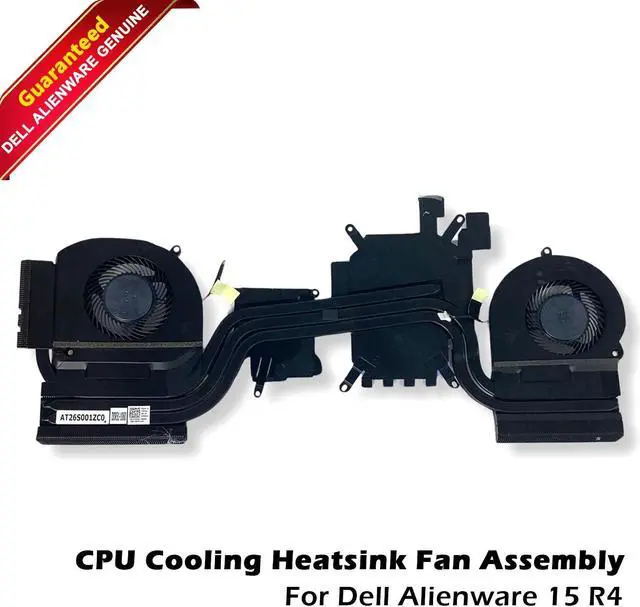 Main image of Dell Alienware 15 R4 AT26S001ZC0 Cooling Heatsink Fan Assembly Y99WC 0Y99WC