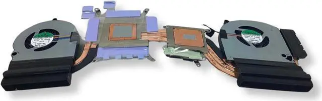 Alt view image 6 of 7 - Dell Alienware 15 R4 AT26S001ZC0 Cooling Heatsink Fan Assembly Y99WC 0Y99WC