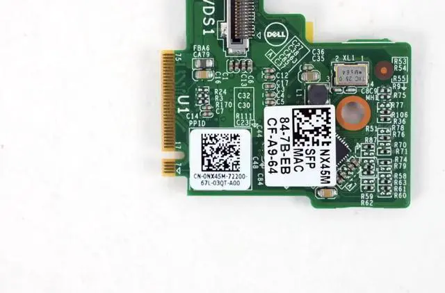 Alt view image 2 of 7 - Dell NX45M Wyse Realtek PCIe M.2 Gigabit Network Adapter Card GbE NIC Fiber SFP