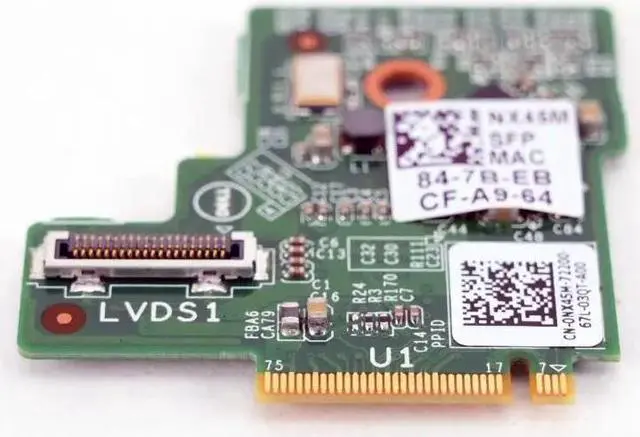 Alt view image 4 of 7 - Dell NX45M Wyse Realtek PCIe M.2 Gigabit Network Adapter Card GbE NIC Fiber SFP