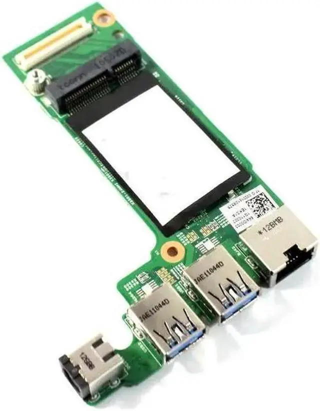 Alt view image 4 of 5 - Dell Vostro 3350 DC Power Jack USB RJ-45 IO Circuit Board JF1F9