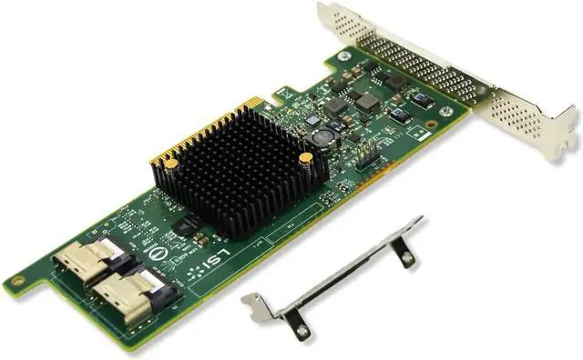Alt view image 2 of 5 - Dell LSI 9210-8i 8-Port 6Gbps SAS PCIe HBA 9211-8i IT Model ZFS Free NAS Unraid