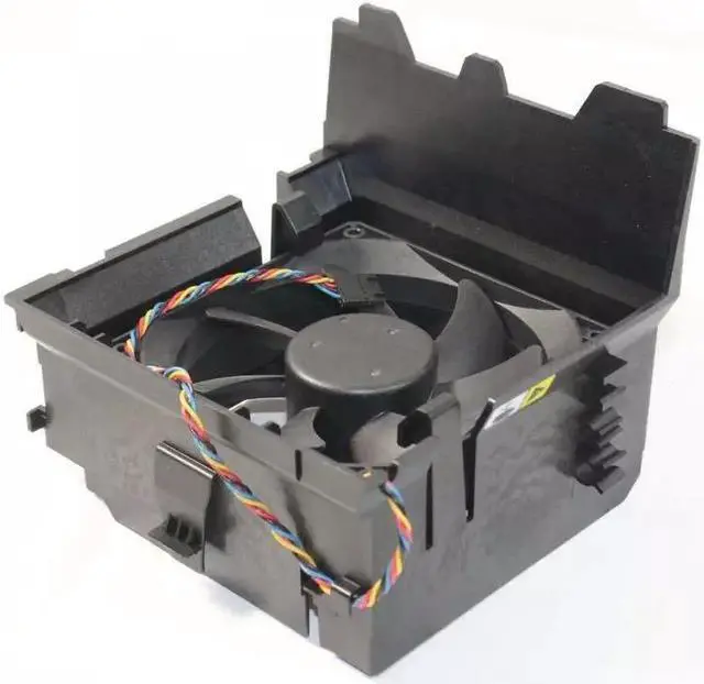 Alt view image 2 of 4 - Dell Optiplex GX520 GX620 Case Cooling Shroud Cable Fan H9073 RR527 Y4574 P714F