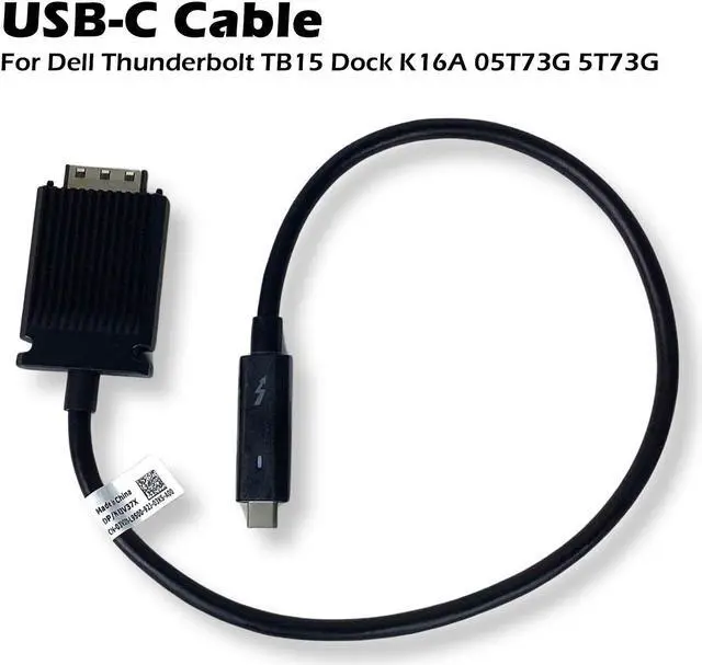 Dell Thunderbolt 3 USB-C 3.1 Metal Shell Dock Cable Dell