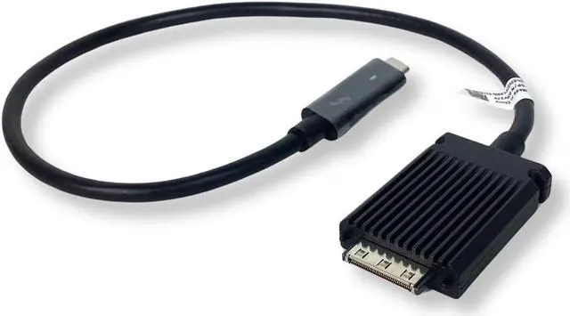 Alt view image 4 of 6 - Dell Thunderbolt 3 USB-C 3.1 Metal Shell Dock Cable Dell TB16 TB15 K16A Docking Station 03V37X 3V37X 05T73G