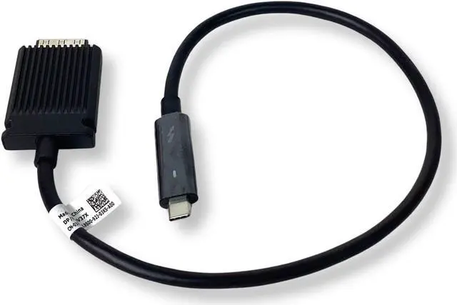 Alt view image 6 of 6 - Dell Thunderbolt 3 USB-C 3.1 Metal Shell Dock Cable Dell TB16 TB15 K16A Docking Station 03V37X 3V37X 05T73G
