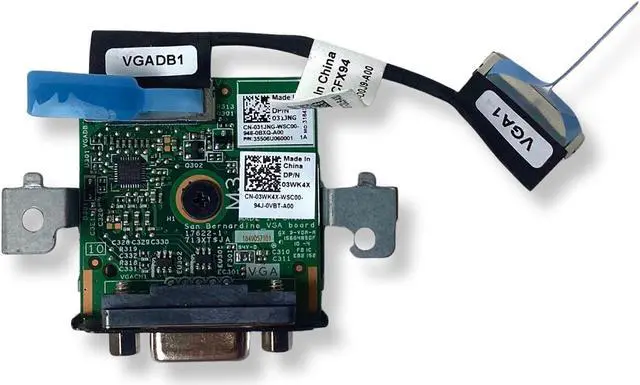 Alt view image 3 of 7 - Dell OEM Wyse 5070 Thin Client VGA Board w/ Bracket+Cable IVA01 CFX94 3WK4X