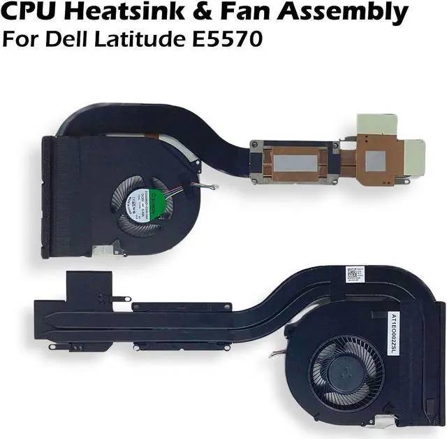 Alt view image 2 of 7 - Dell OEM Latitude E5570 CPU Heatsink and Fan Assembly for Fan Heatsink 4CN35