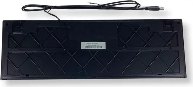 Alt view image 4 of 7 - HP COMPAQ 505130-121 USB Wired Desktop Keyboard PR1101U 697737-202