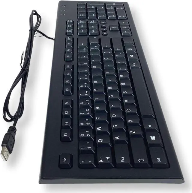 Alt view image 3 of 7 - HP COMPAQ 505130-121 USB Wired Desktop Keyboard PR1101U 697737-202