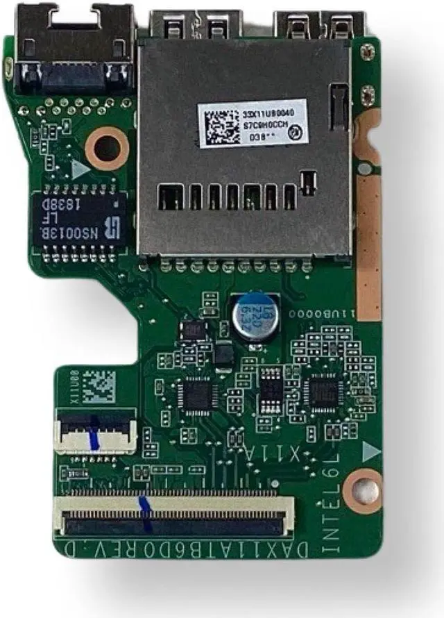Alt view image 3 of 7 - HP Envy 17-s017cl 17.3" Genuine Laptop USB Card Reader Board w/Cable DAX11ATB6D0