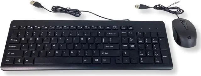 Alt view image 3 of 7 - HP 150 Wired Mouse/Keyboard Combo 240J7AA#ABA