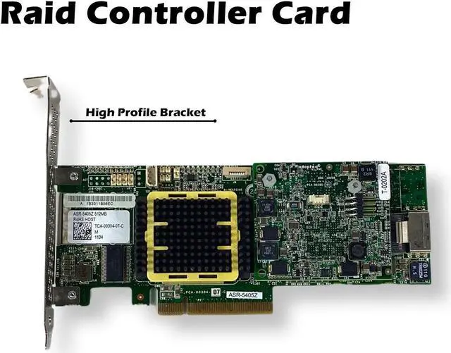 Alt view image 2 of 7 - Adaptec RAID ASR-5405Z 512MB - FH PCIe-x8 SAS Controller