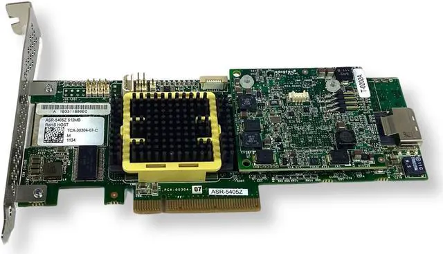 Alt view image 4 of 7 - Adaptec RAID ASR-5405Z 512MB - FH PCIe-x8 SAS Controller