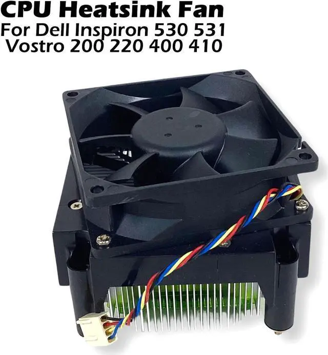 Alt view image 2 of 7 - Dell CP825 Vostro 430 inspiron 531 531s Desktop Heatsink & Fan Assembly CPU 4-Pin