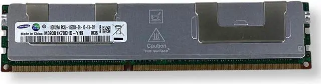 Alt view image 6 of 7 - Samsung M393B1K70CHD-YH9 8GB PC3-10600 DDR3-1333MT/s 2RX4 ECC 1.35V Memory