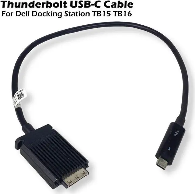 Alt view image 2 of 7 - Dell Docking Stations Thunderbolt 3 USB-C Cable: Reliable Connectivity for TB15 and TB16  (K16A, K17A)