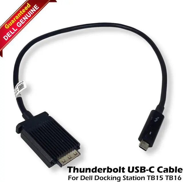 Main image of Dell Docking Stations Thunderbolt 3 USB-C Cable: Reliable Connectivity for TB15 and TB16  (K16A, K17A)