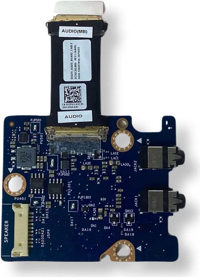 Alt view image 5 of 7 - Dell OEM Alienware Area 51m Audio Ports IO Circuit Board 3FK2C X2PHX