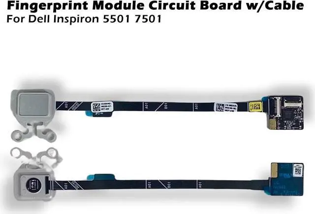 Alt view image 2 of 7 - Dell OEM Inspiron 5584 7591 Fingerprint Reader Circuit Board 9D4V0 THB02