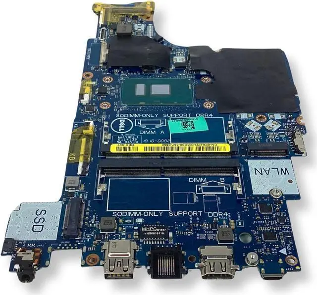 Alt view image 5 of 7 - Dell Latitude 3490 Motherboard Intel i7 2.7GHz CPU W/ Integrated Graphics P6JPD