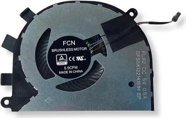 Alt view image 3 of 7 - Dell Latitude 3500 Inspiron 15 5584 CPU Cooling Fan 0T6RHW T6RHW