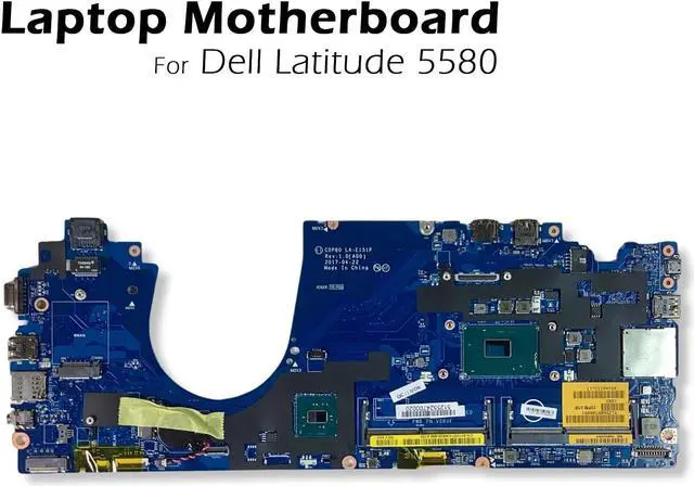 Alt view image 2 of 7 - Dell Latitude 5580 Laptop Motherboard Intel i5-7300H LA-E151P 31V07