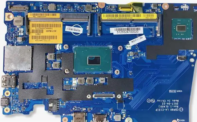 Alt view image 5 of 7 - Dell Latitude 5580 Laptop Motherboard Intel i5-7300H LA-E151P 31V07