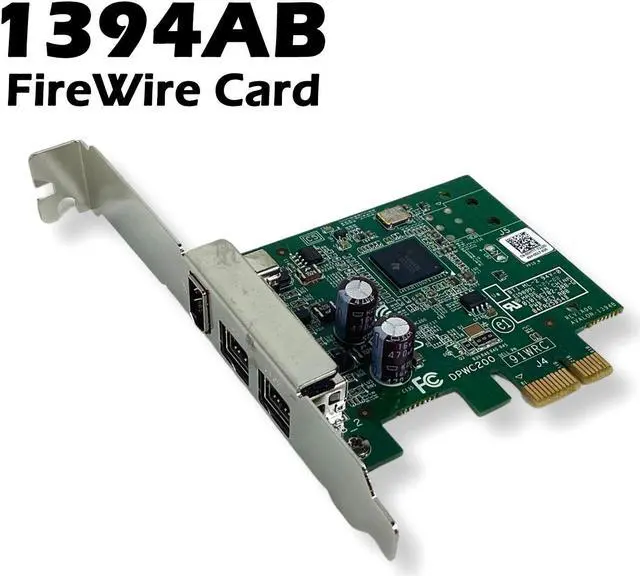Alt view image 2 of 7 - Dell 1394a/b FireWire PCI Express Full Height Add-in Card 0HTTT