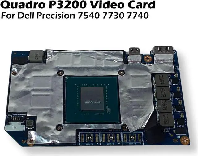 Alt view image 2 of 7 - Dell Precision 7540 Nvidia Quadro P3200 6GB GDDR5 Graphics Card 8G6F0