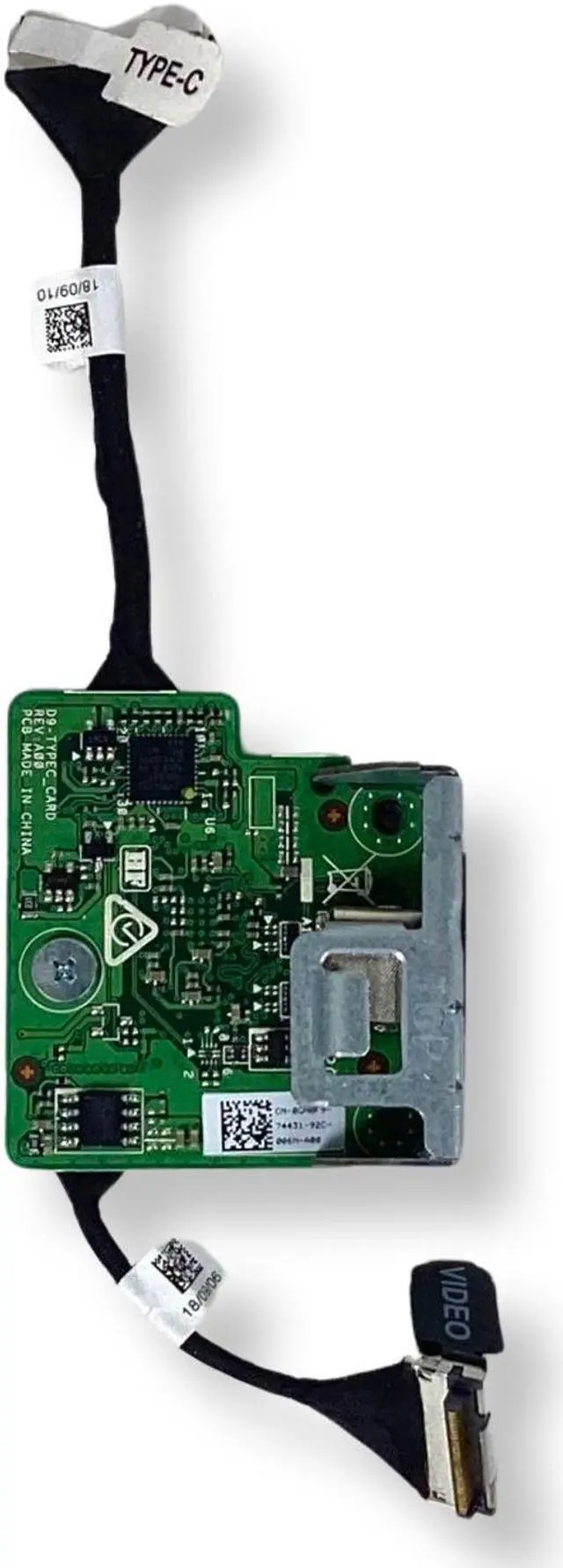 Alt view image 3 of 7 - Dell Optiplex 5060 5070 USB-C Daughterboard Card With Cable GH0F9 V62GG