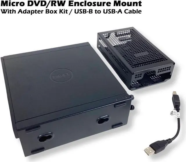 Alt view image 2 of 7 - Dell OptiPlex 3050 3060 5050 7050 DVD-RW Enclosure Mount with Cable N2FRX