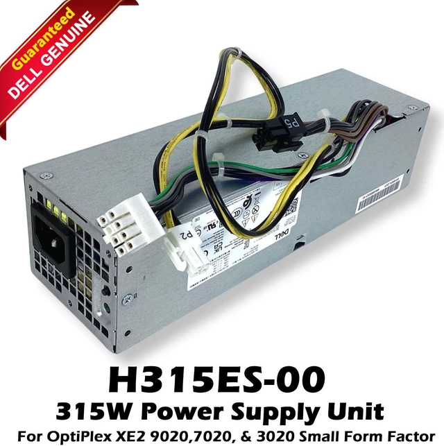 Main image of Dell Optiplex XE2 SFF H315ES-00 Desktop 315 Watt Power Supply VX372 4FCWX