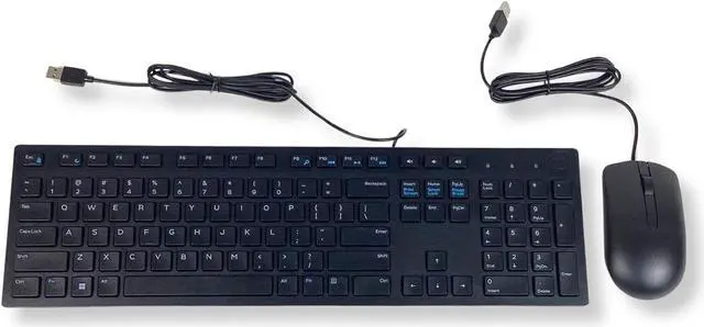 Alt view image 3 of 7 - Dell KM300C Wired Keyboard & Mouse Combo US Layout 104 Keys TWGDD