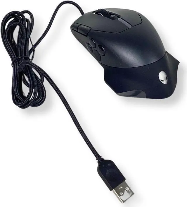 Alt view image 7 of 7 - Dell Alienware AW510M Wired Gaming Mouse 16000 DPI High-Performance Sensor 2356N