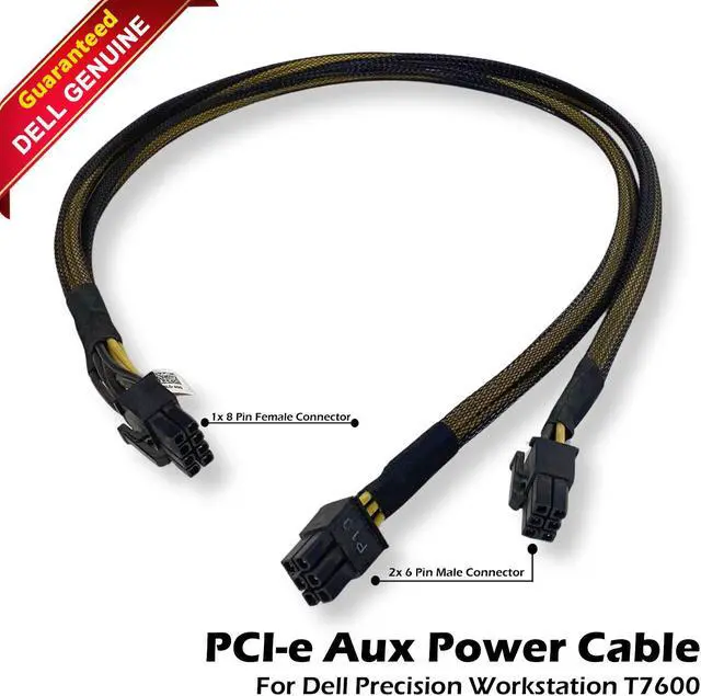 Main image of Dell Precision T7600 T7910 Workstation PCI-e Auxiliary Power Cable FP433 0FP433