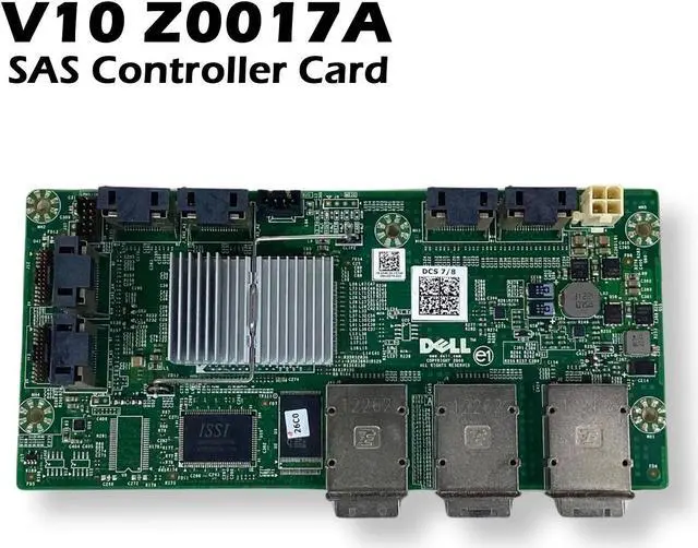 Alt view image 2 of 7 - Dell PERC V10 Z0017A SAS-SATA RAID Controller Card No Bracket N4C2D 5R10N