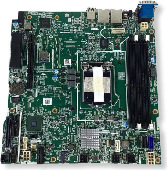 Alt view image 4 of 7 - Dell PowerEdge R330 Server Motherboard Intel Socket LGA1150, DDR4 UDIMM Memory 1333MHz SATA 2.0 F93J7 FF8V4