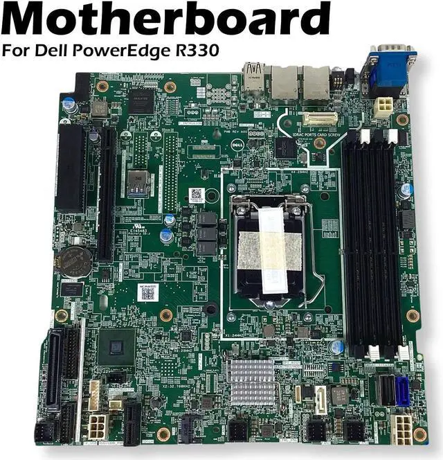 Alt view image 2 of 7 - Dell PowerEdge R330 Server Motherboard Intel Socket LGA1150, DDR4 UDIMM Memory 1333MHz SATA 2.0 F93J7 FF8V4