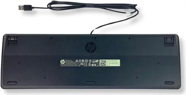 Alt view image 7 of 9 - Genuine HP USB Wired SK2120 104 Key Standard Keyboard KU1469 - 803181-001