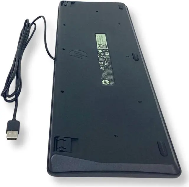 Alt view image 8 of 9 - Genuine HP USB Wired SK2120 104 Key Standard Keyboard KU1469 - 803181-001