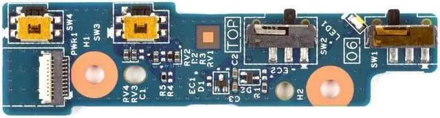 Alt view image 3 of 5 - HP Revolve 810 Power Button Board w/ Cable 753718-001