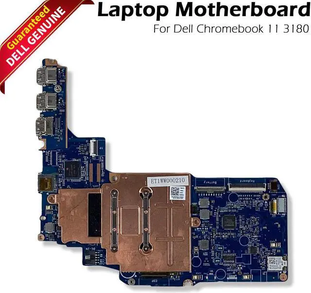 Alt view image 2 of 8 - Dell Chromebook 11 3180 Celeron N3060 Cpu 4Gb / 16Gb Laptop Motherboard 4Rxp1