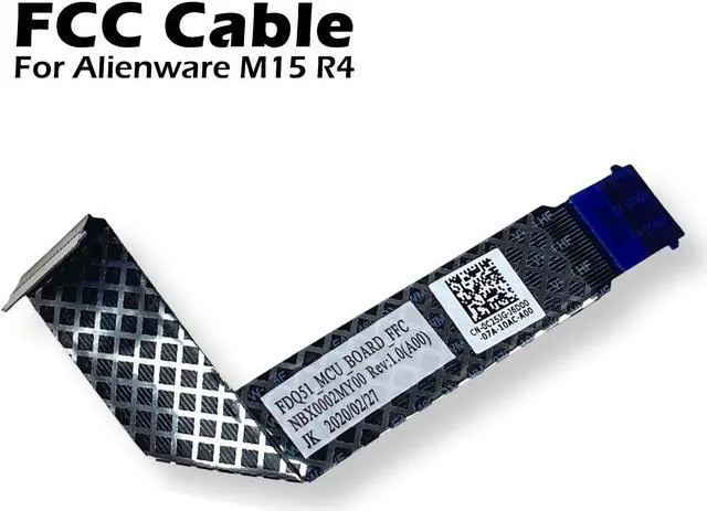 Alt view image 3 of 7 - Dell Alienware M15 R3 Ribbon Cable For Palmrest Ush Junction Board C25Jg