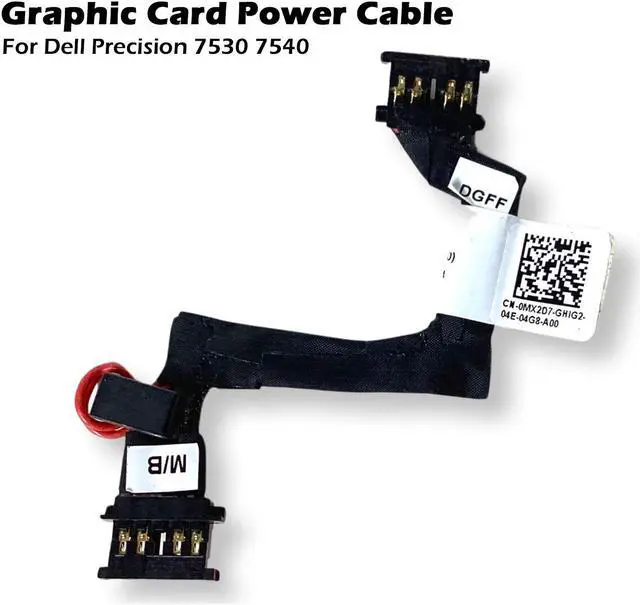 Alt view image 3 of 7 - Dell Oem Precision 7530 / 7540 Dgff Graphics Card Power Cable - Ama01- Mx2D7