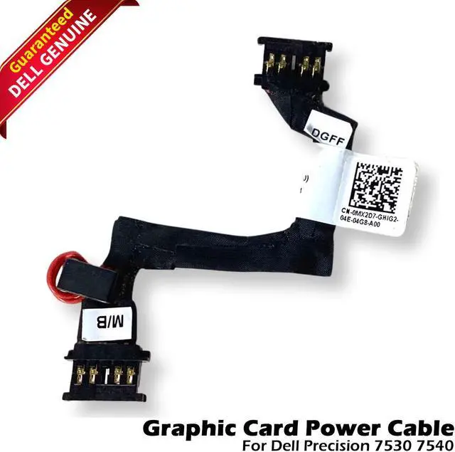 Alt view image 2 of 7 - Dell Oem Precision 7530 / 7540 Dgff Graphics Card Power Cable - Ama01- Mx2D7