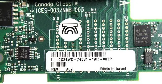 Alt view image 6 of 7 - Dell Mellanox X24WC ConnectX-2 QDR / Dual Port 10 GbE M1000e Mezzanine Board