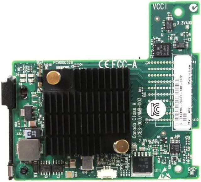 Alt view image 3 of 7 - Dell Mellanox X24WC ConnectX-2 QDR / Dual Port 10 GbE M1000e Mezzanine Board